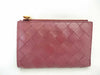 BOTTEGA VENETA 749940VCPP22247 Bi-fold Wallet, Barolo Bordeaux Leather, Gold, 2025 Current Model