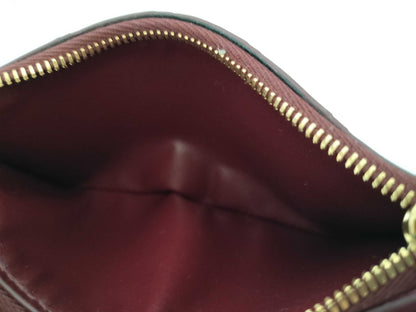 BOTTEGA VENETA 749940VCPP22247 Bi-fold Wallet, Barolo Bordeaux Leather, Gold, 2025 Current Model