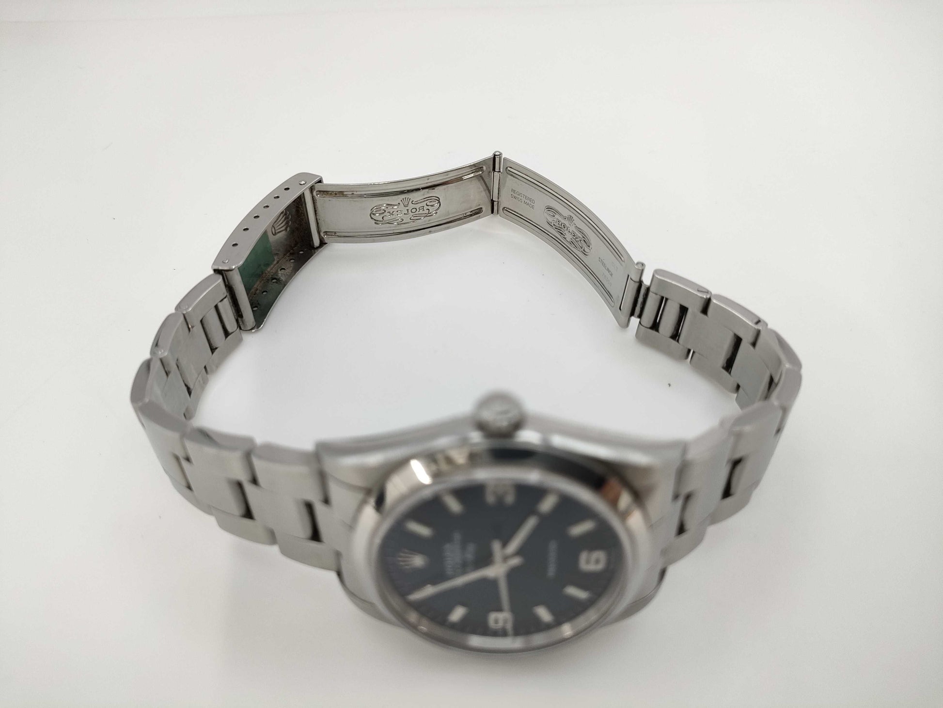 ROLEX Air-King 14000M F276330 Blue Dial Boys' Watch