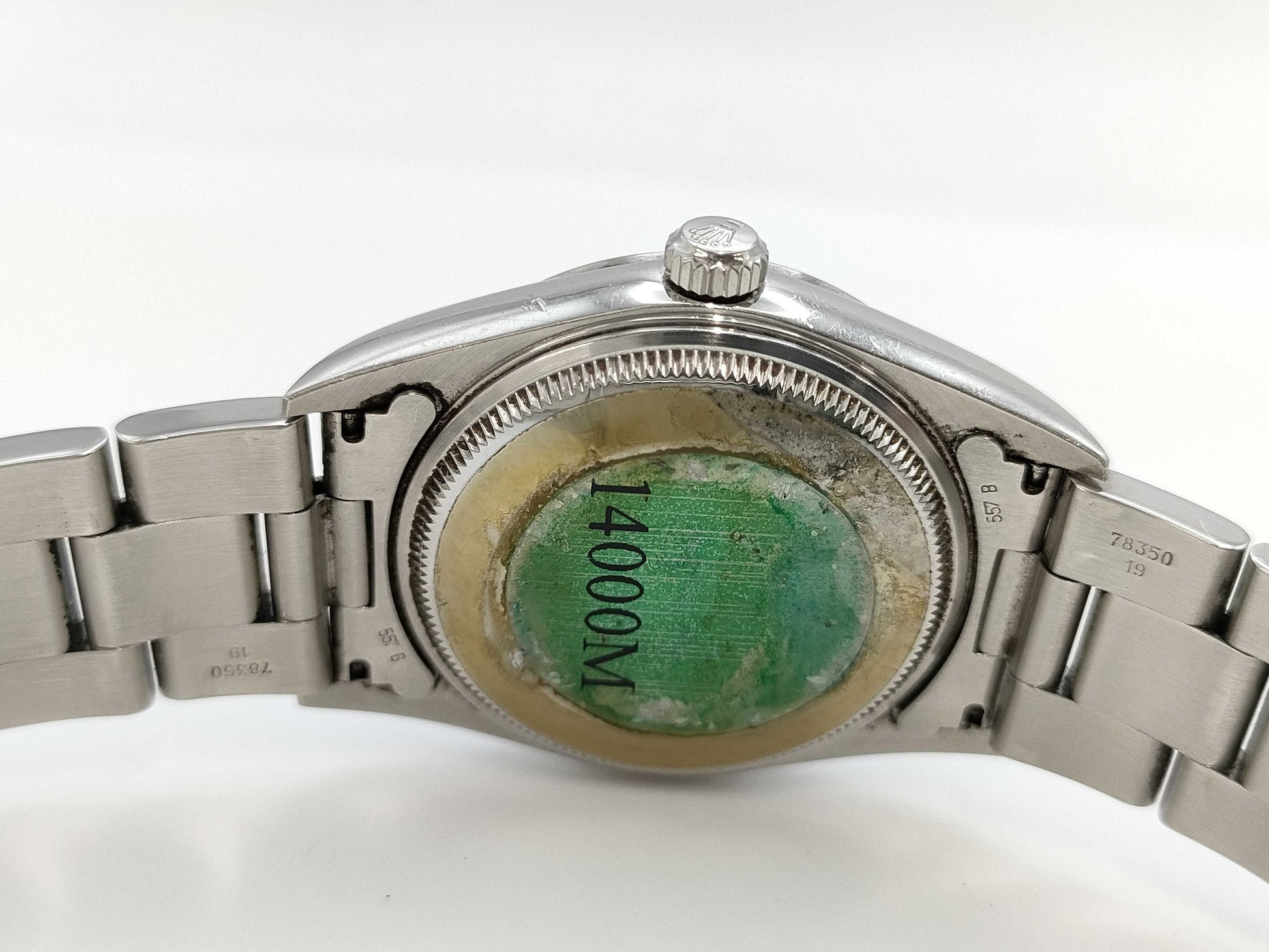 ROLEX Air-King 14000M F276330 Blue Dial Boys' Watch