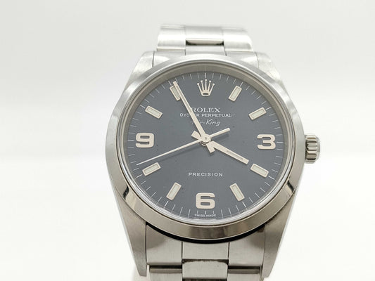 ROLEX Air-King 14000M F276330 Blue Dial Boys' Watch