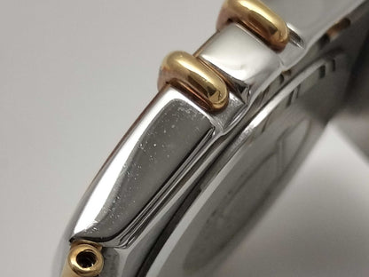 OMEGA Constellation QZ Gold Dial Women's Watch, Not Working/No Operational Guarantee
