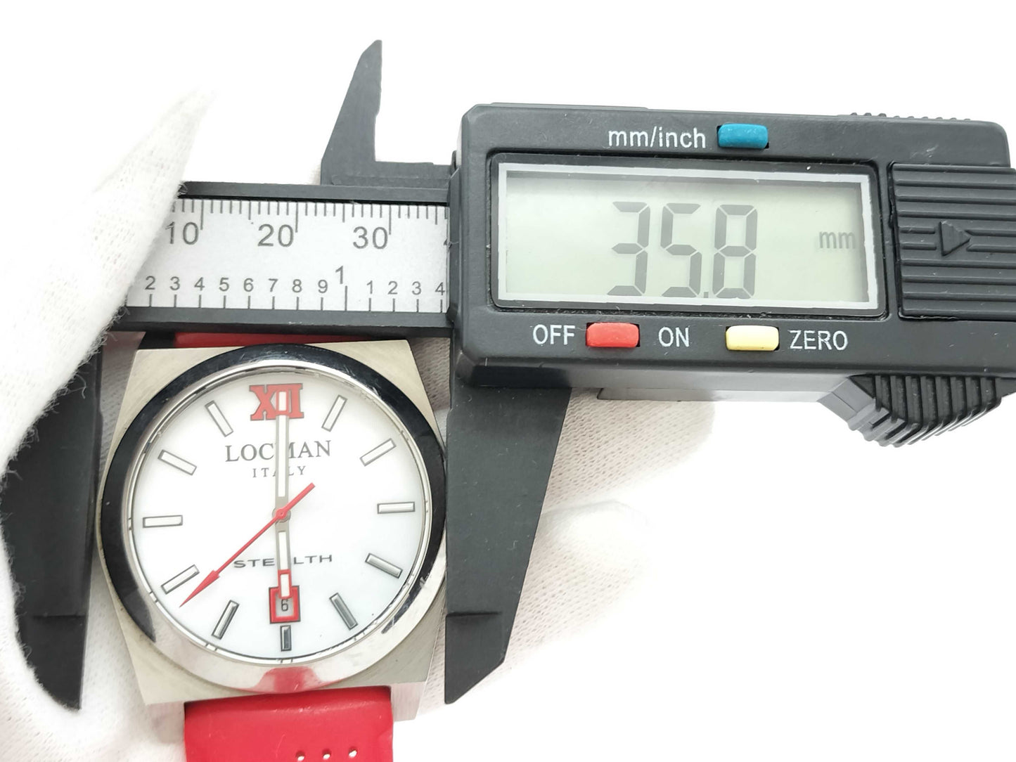 Rockman Stealth 203 N.J12608 Quartz White Shell Dial Men's Watch 