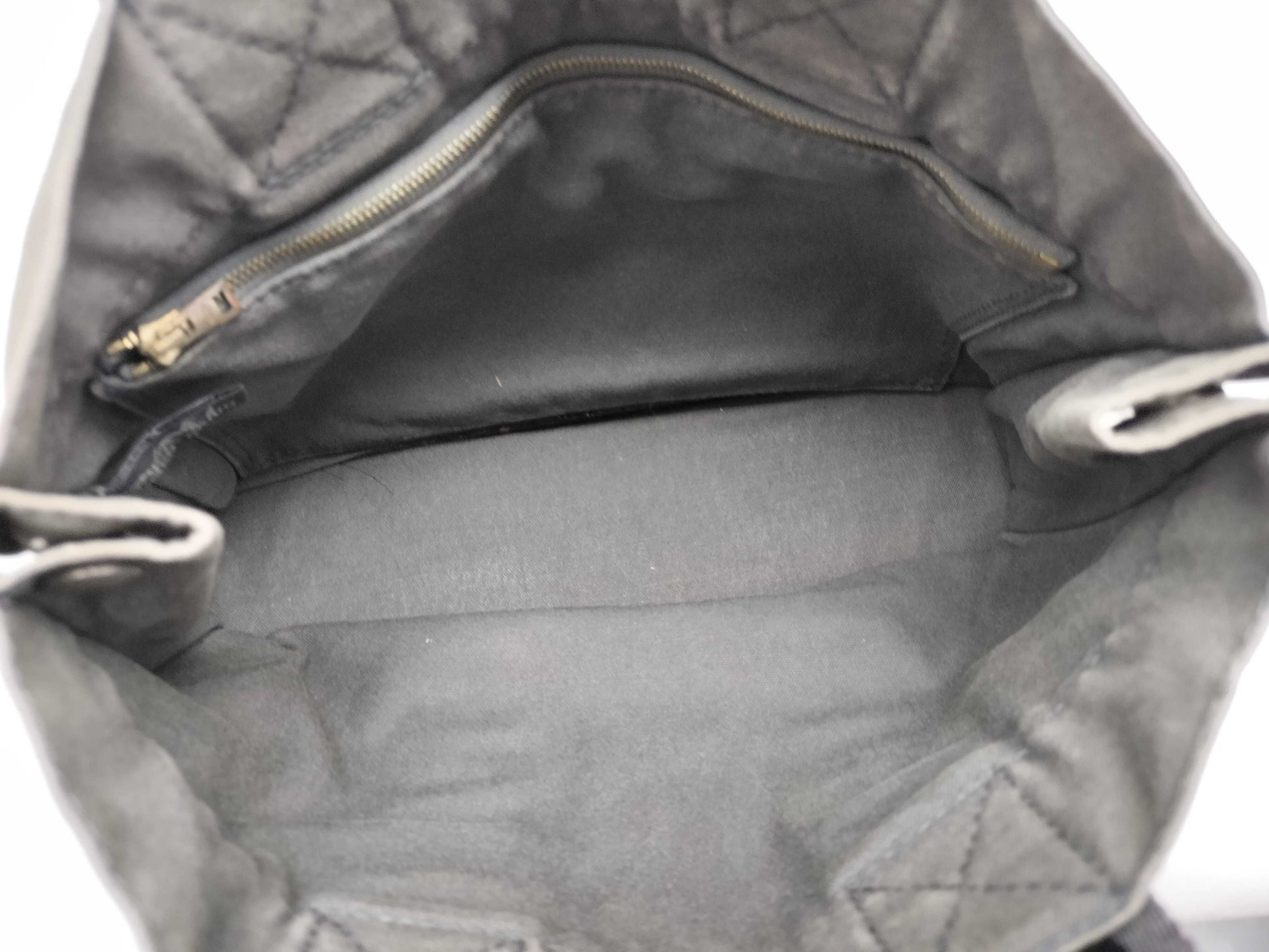 HERMES Foul Tote PM Cotton Canvas Handbag Gray Tote Bag