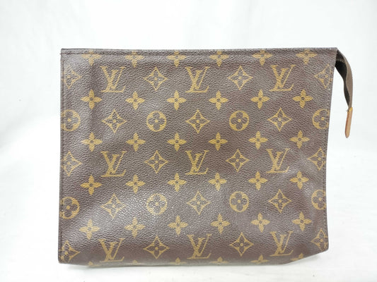 LOUIS VUITTON M47542 Monogram LV Monogram Poche Toilette 26 M47542 Second Bag Serial Number Unknown