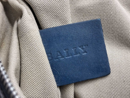 BALLY Suede Tote Bag, Turquoise Blue, Boston Bag