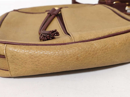 Cartier Must Cartier Must Line Leather Shoulder Bag Brown