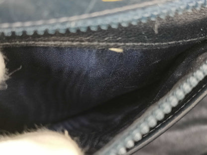 GUCCI Gucci Leather Handbag Navy Handbag