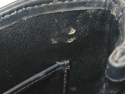 GUCCI Gucci Leather Handbag Navy Handbag