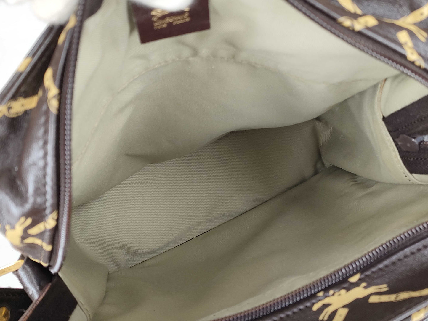 LONG CHAMP Longchamp Leather Shoulder Bag Dark Brown Shoulder Bag