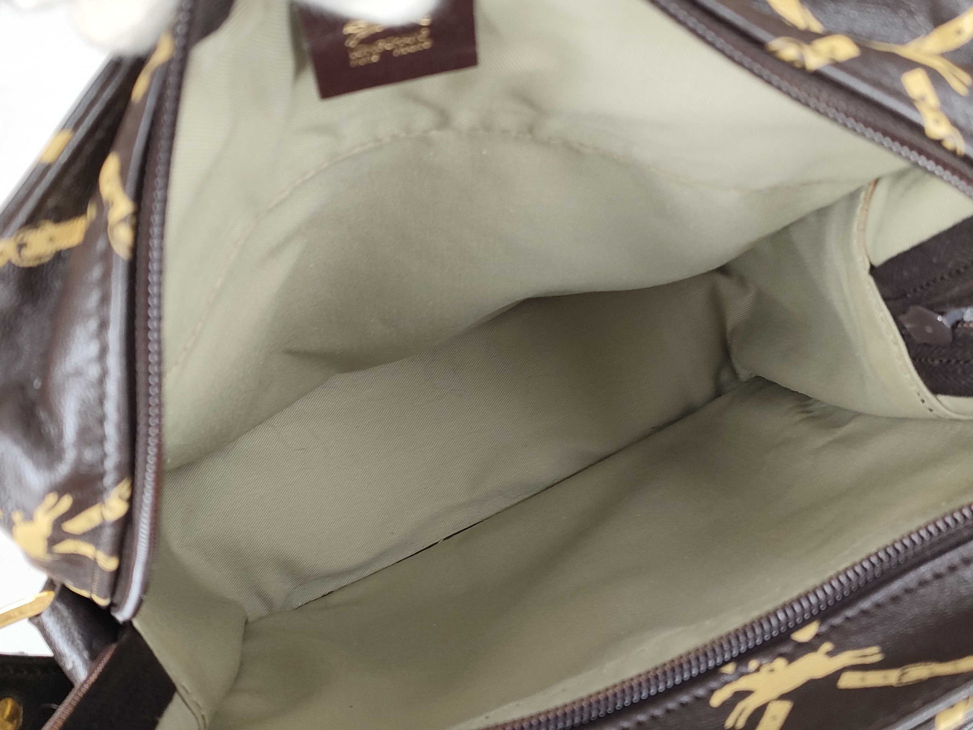 LONG CHAMP Longchamp Leather Shoulder Bag Dark Brown Shoulder Bag