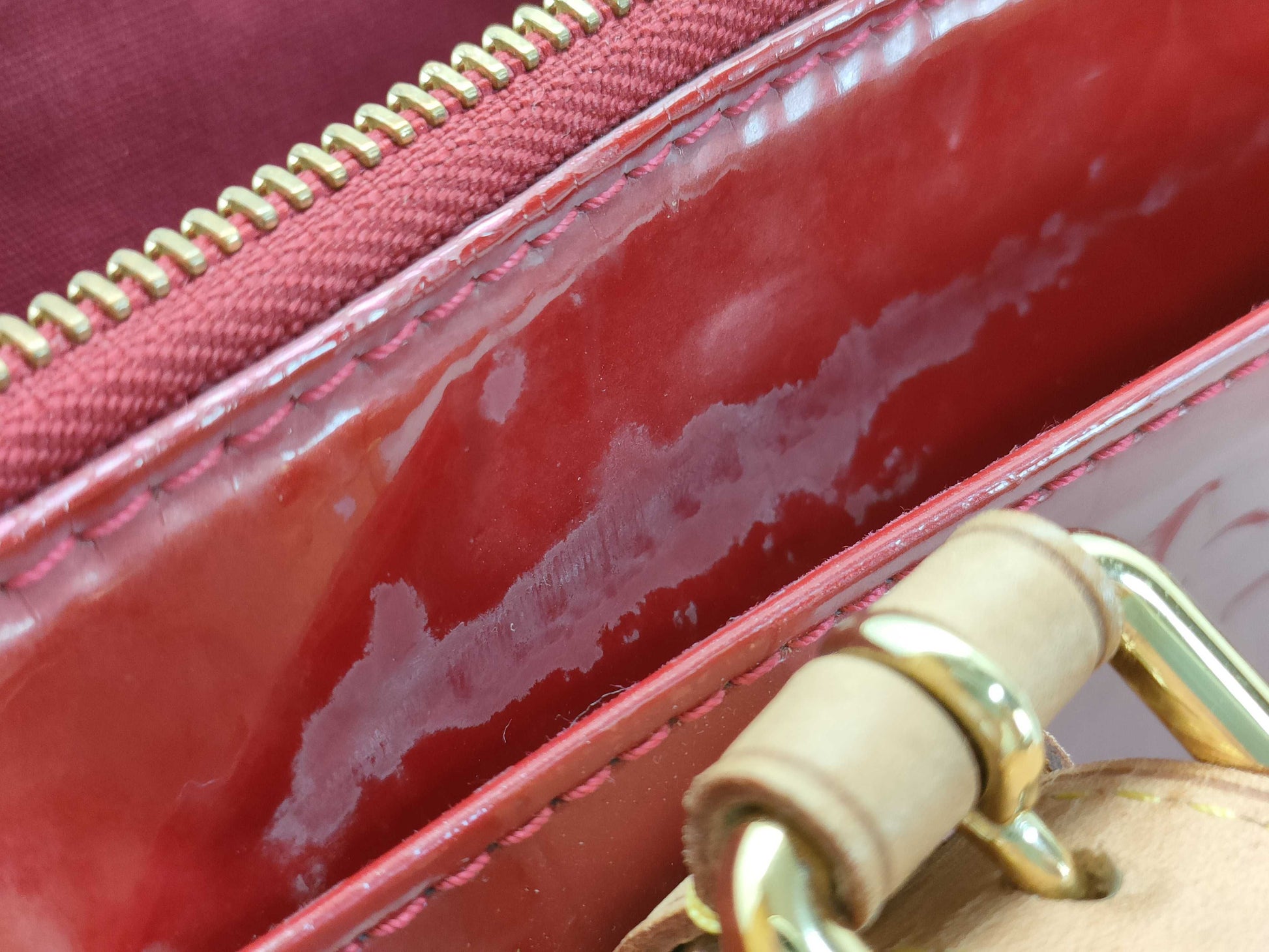 LOUIS VUITTON Vernis LV Monogram Vernis Rosewood Avenue M93507 FL4059 Handbag