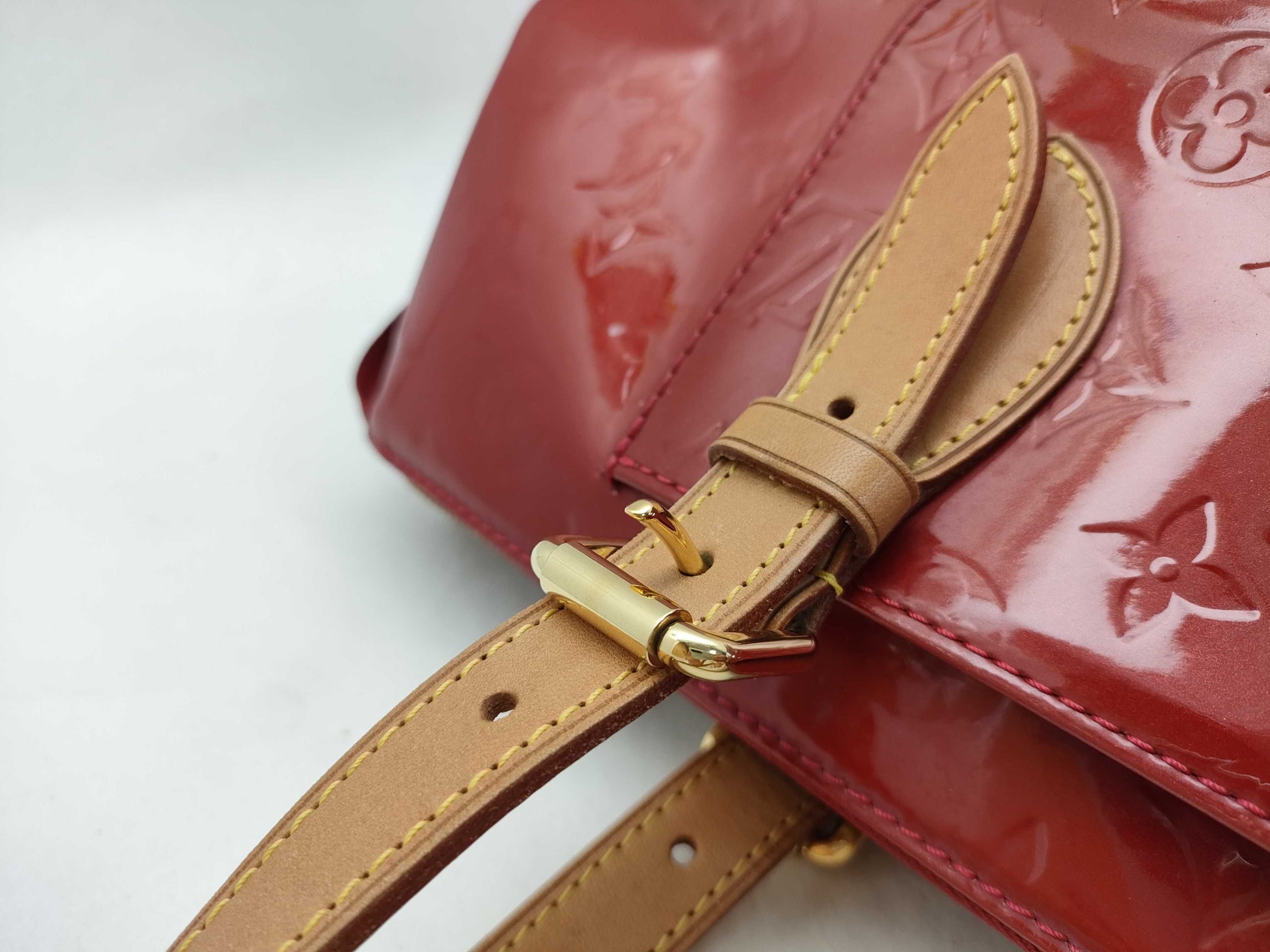 LOUIS VUITTON Vernis LV Monogram Vernis Rosewood Avenue M93507 FL4059 Handbag