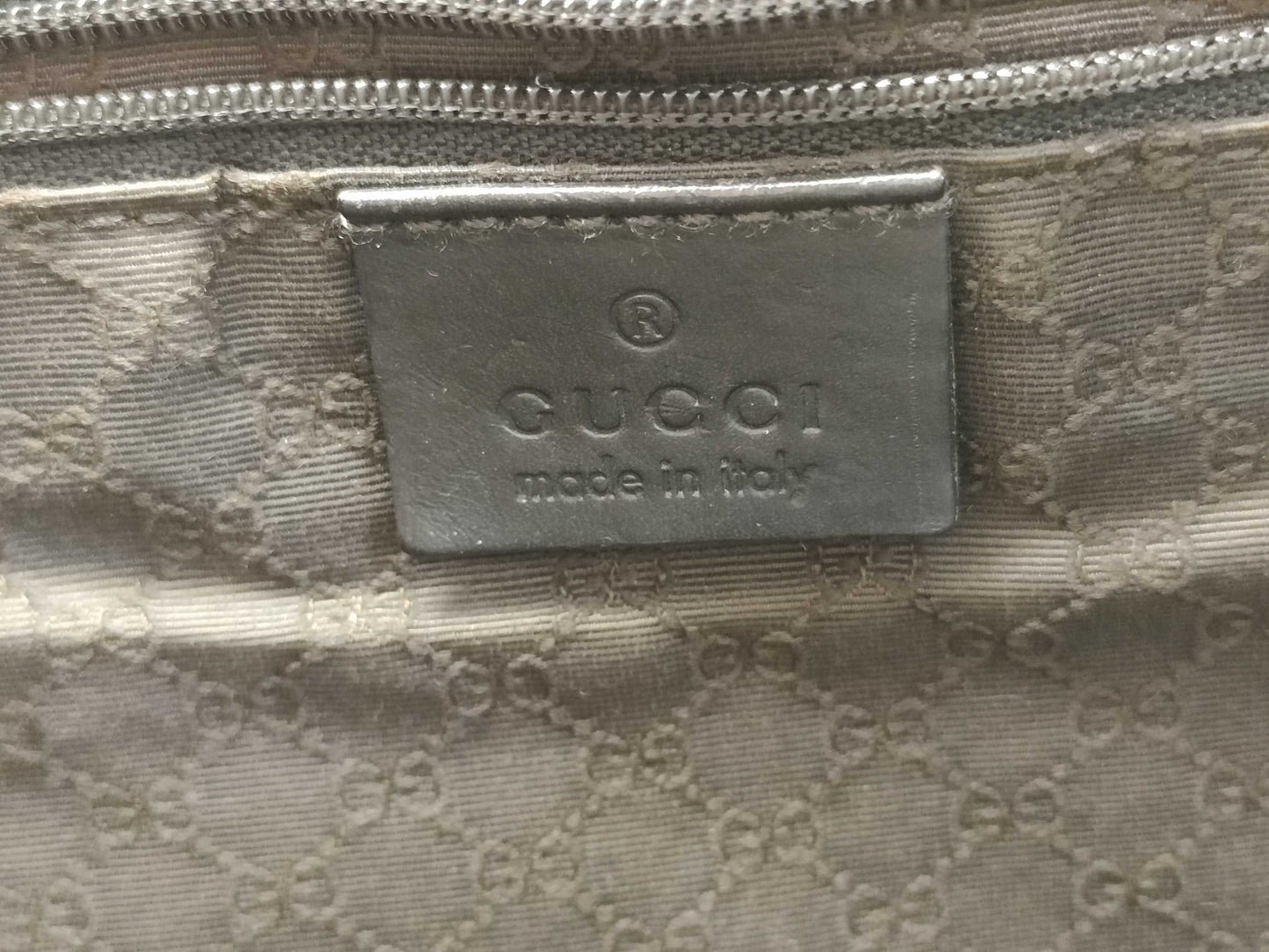 GUCCI Sherry Line Canvas One-Shoulder Bag 001.4231200047 Beige Shoulder Bag