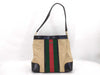 GUCCI Sherry Line Canvas One-Shoulder Bag 001.4231200047 Beige Shoulder Bag