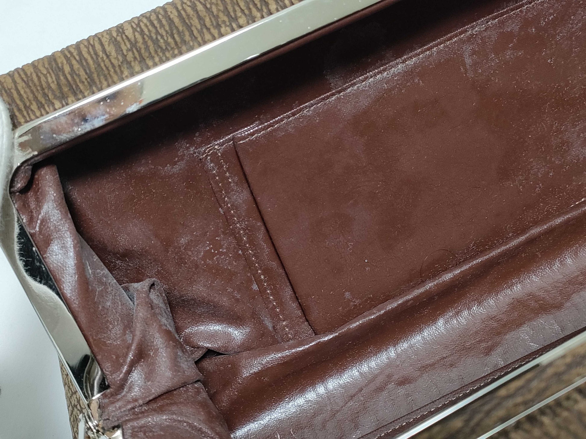 JRA Sharkskin Handbag Brown Handbag