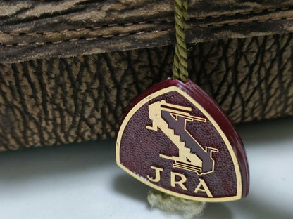 JRA Sharkskin Handbag Brown Handbag