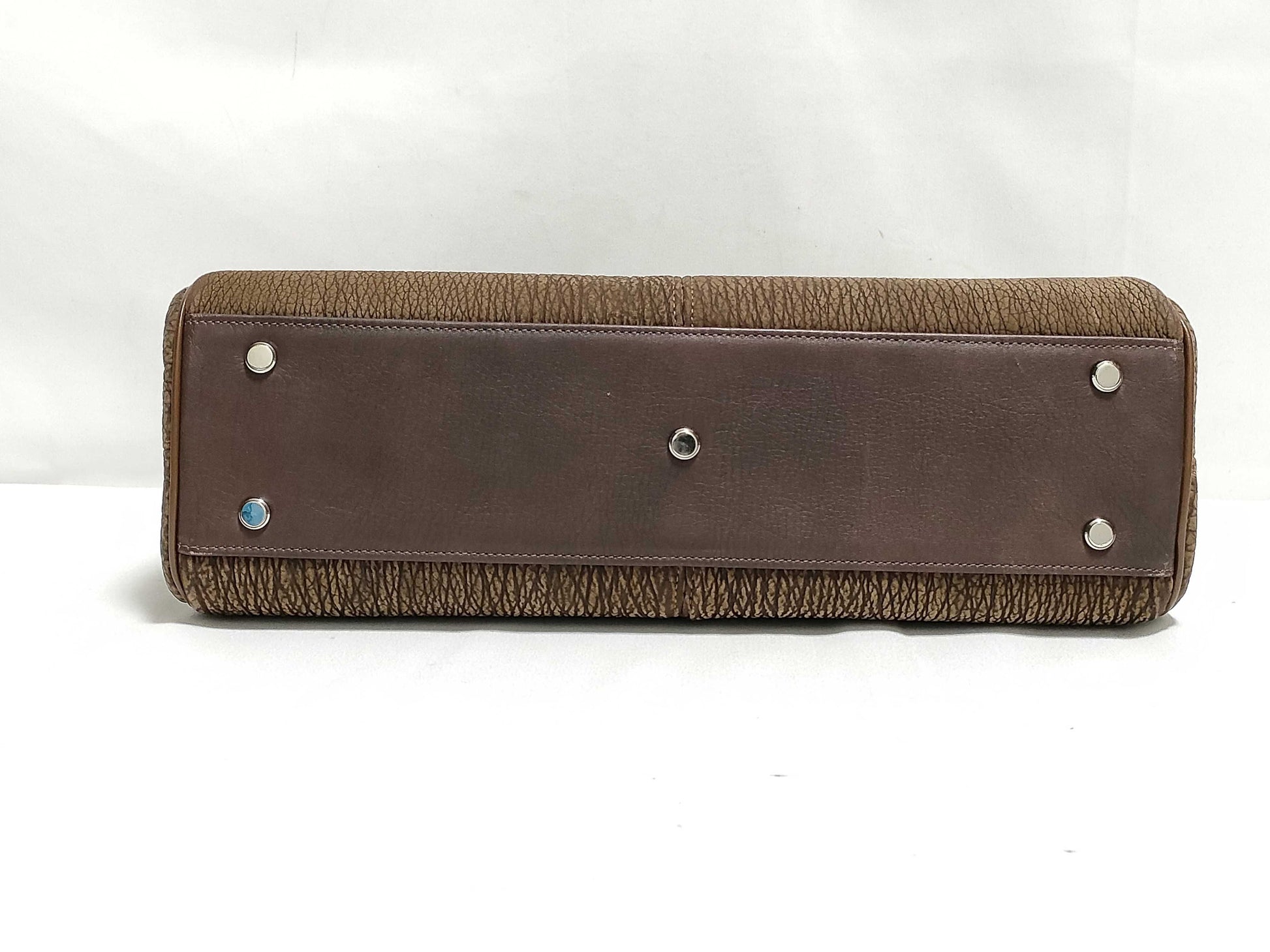 JRA Sharkskin Handbag Brown Handbag