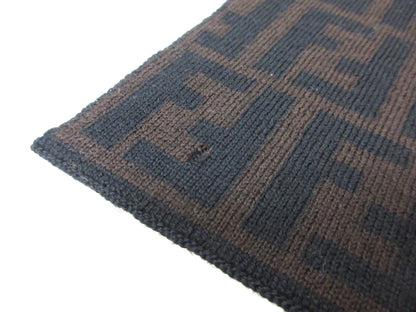 FENDI FF logo wool scarf