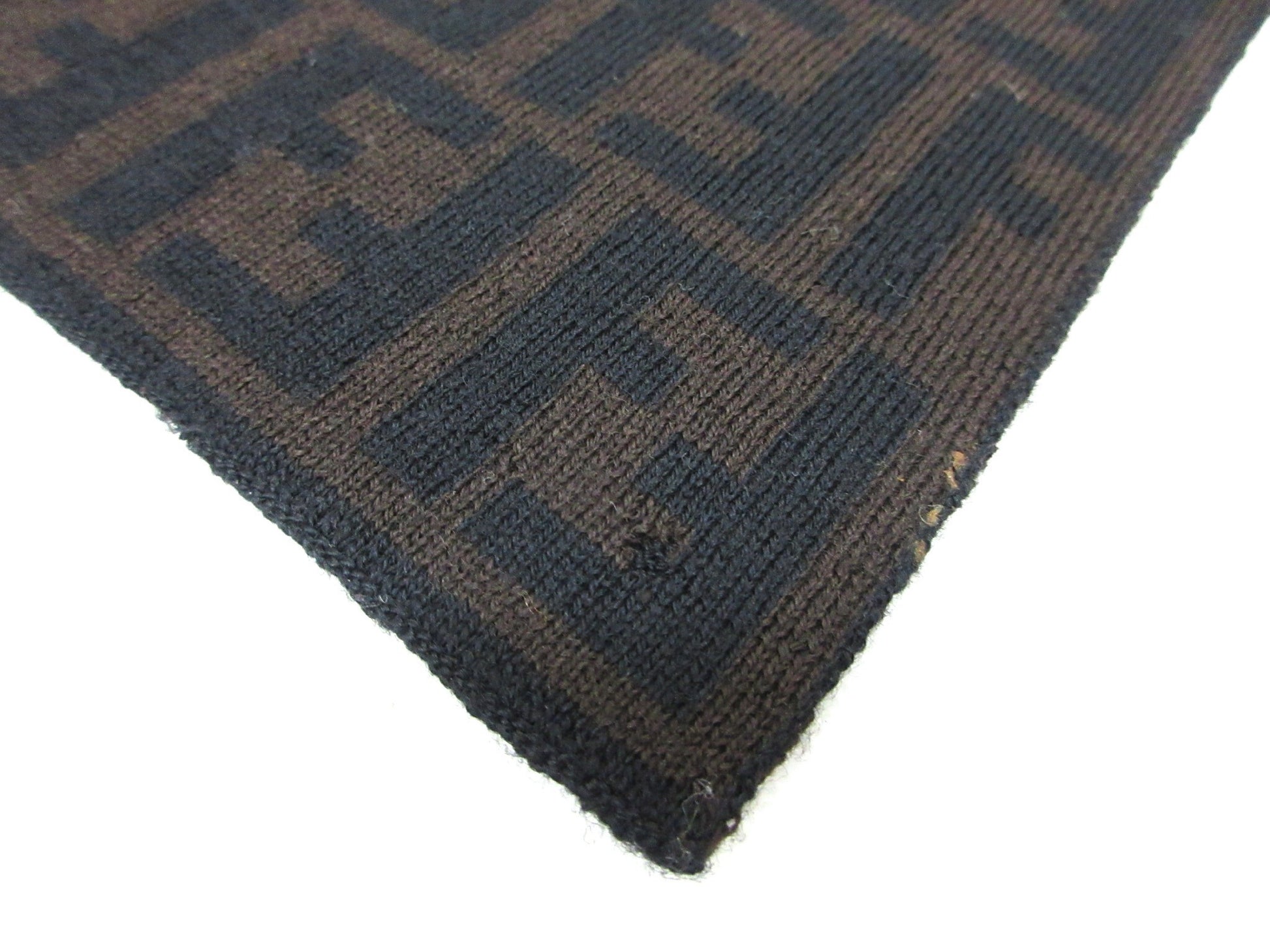 FENDI FF logo wool scarf