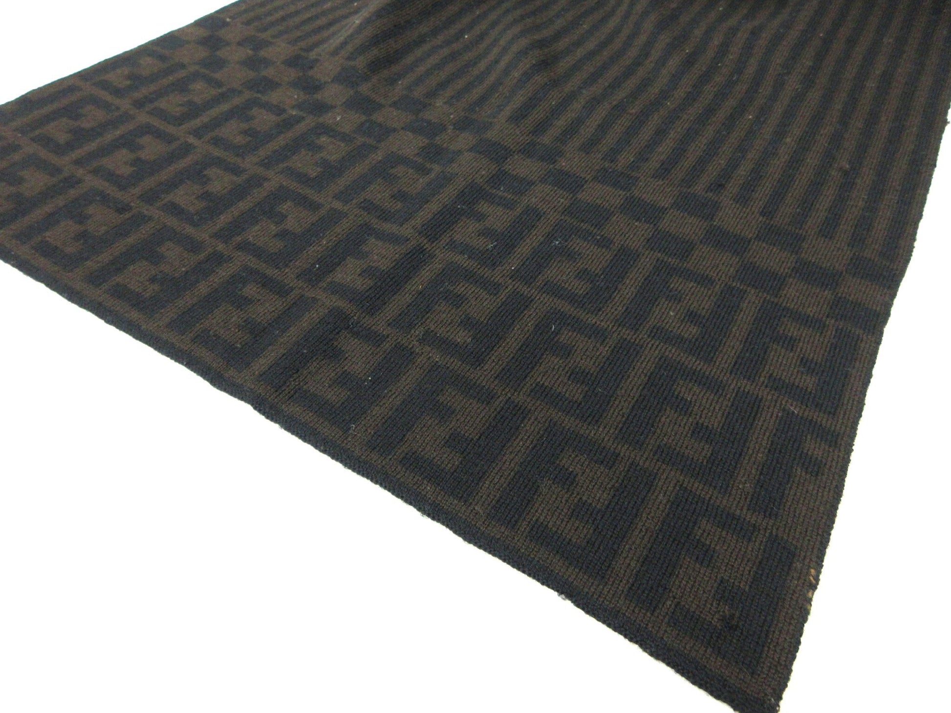 FENDI FF logo wool scarf