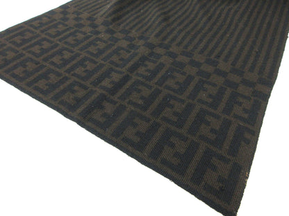 FENDI FF logo wool scarf