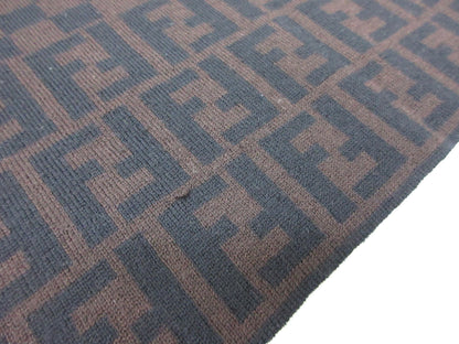 FENDI FF logo wool scarf