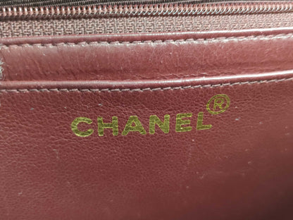 CHANEL Matelasse Handbag, GP Hardware, Lambskin, Black