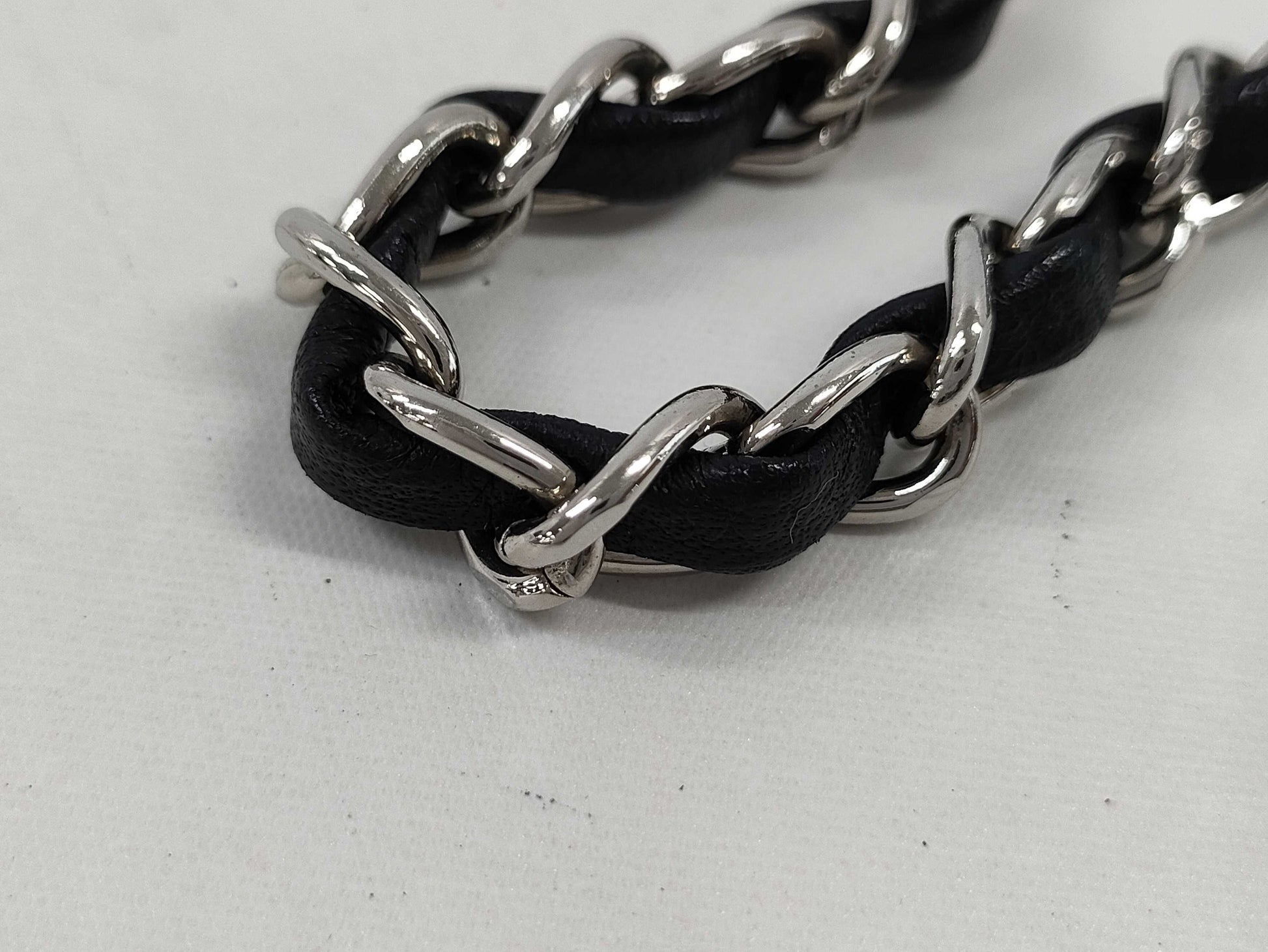 CHANEL Mini Matelasse Chain Shoulder Bag with Silver Hardware and Lambskin in Black