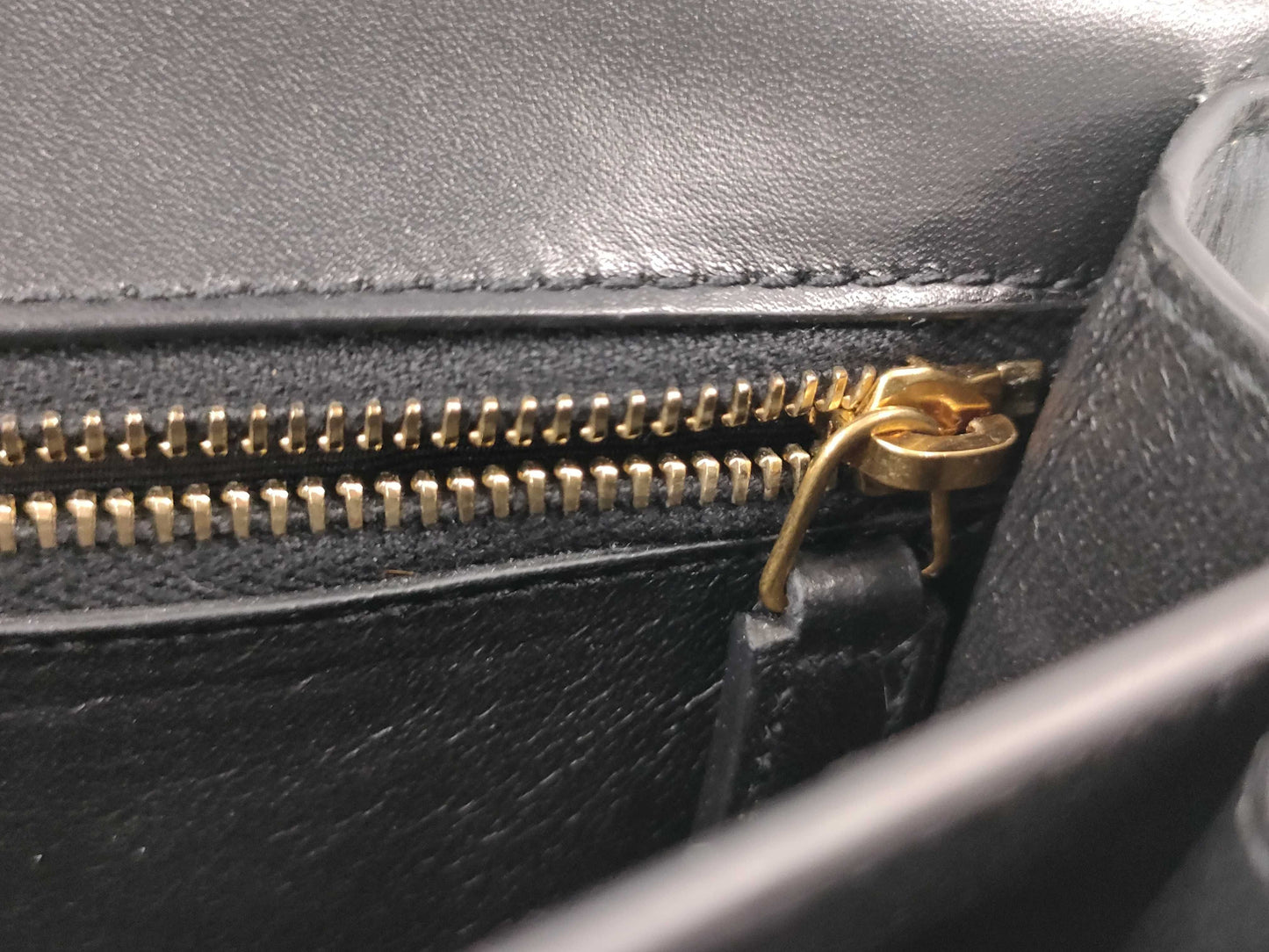 SAINT LAURENT 532750 Cassandra Shoulder Bag in Harako/Leather and Leopard Print/Black