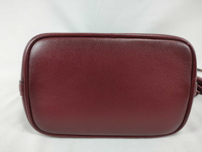 LOUIS VUITTON N 94590 Cuir Nuance NN14PM Calfskin Ruby Handbag
