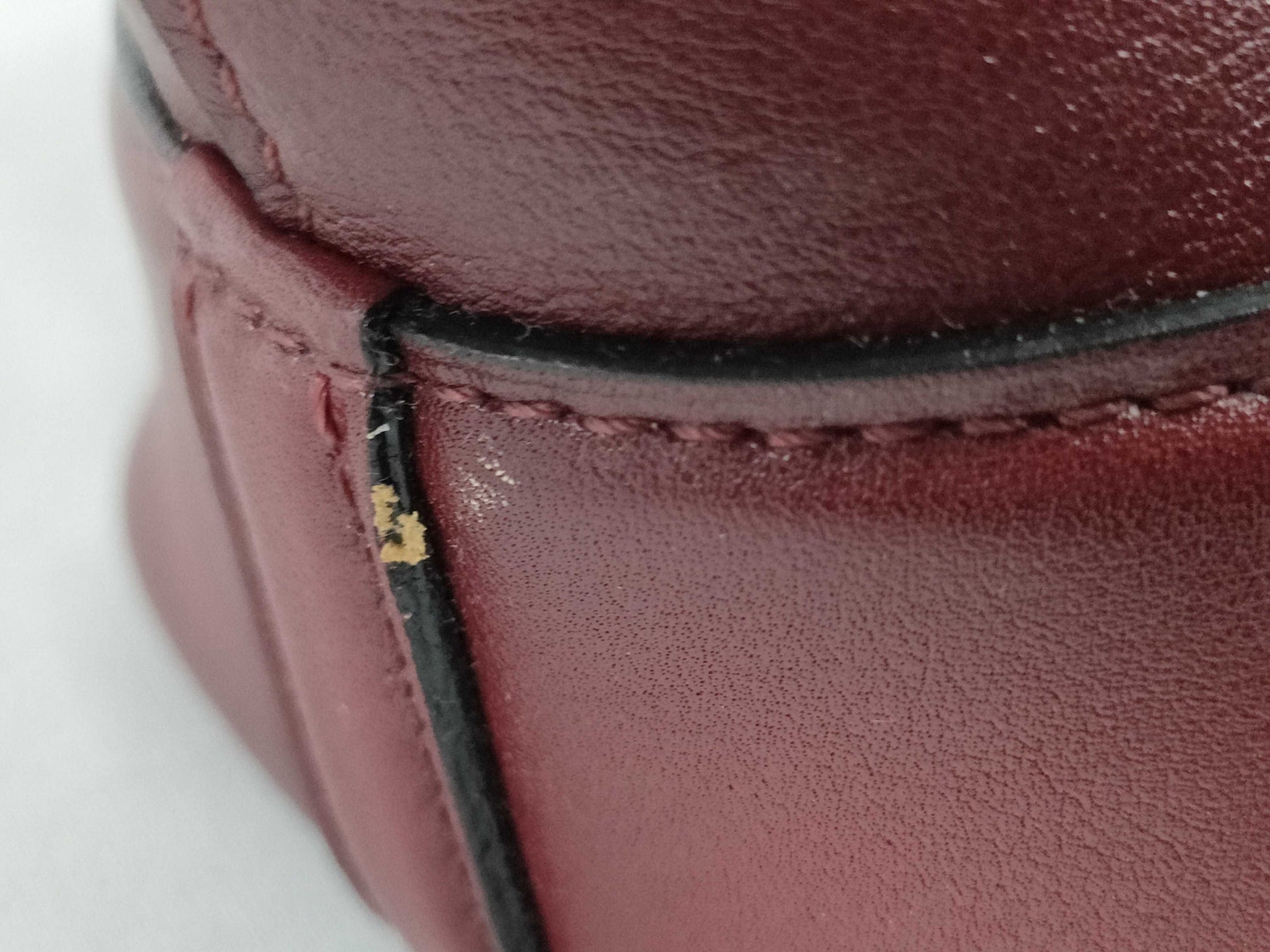 LOUIS VUITTON N 94590 Cuir Nuance NN14PM Calfskin Ruby Handbag
