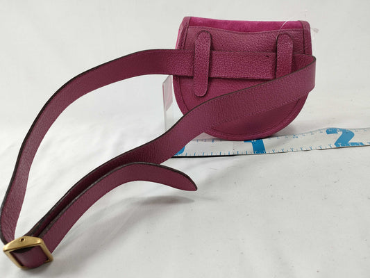 GUCCI Horsebit Waist Bag Suede Pink Waist Bag