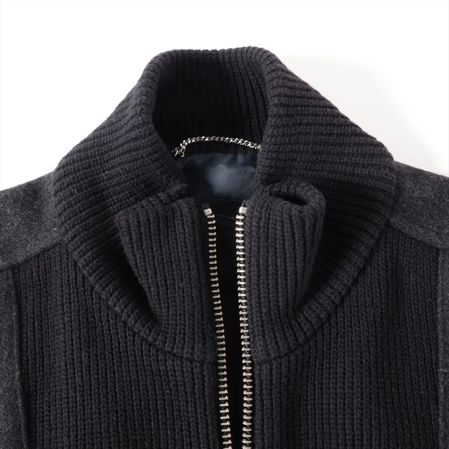 Diesel Wool Jacket M Black Goat Coat
