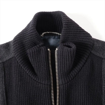 Diesel Wool Jacket M Black Goat Coat
