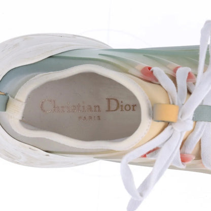 Dior Christian Dior Fabric Sneakers, Size 37 1/2