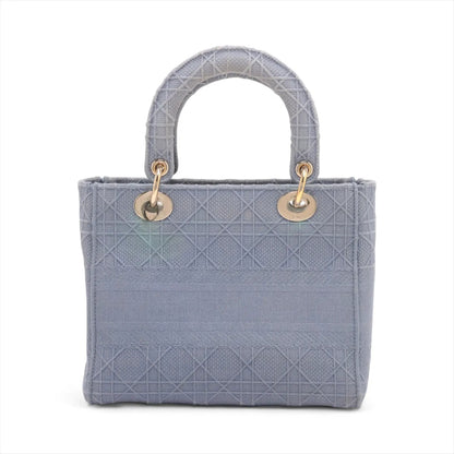 Dior Christian Dior Lady Dee-Lite Medium Canvas Dust Bag Handbag