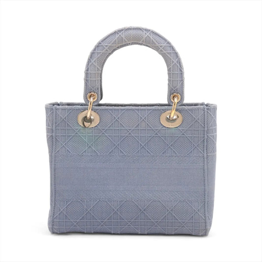Dior Christian Dior Lady Dee-Lite Medium Canvas Dust Bag Handbag