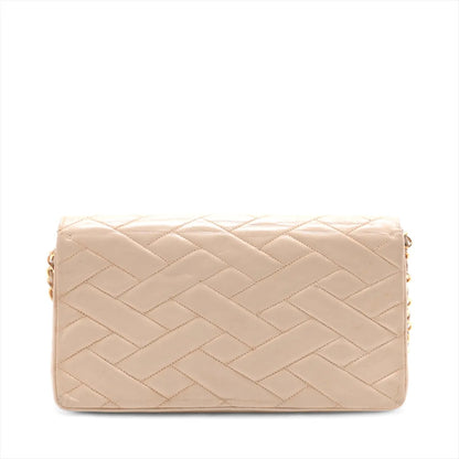 CHANEL Coco Mark Lambskin Chain Shoulder Bag