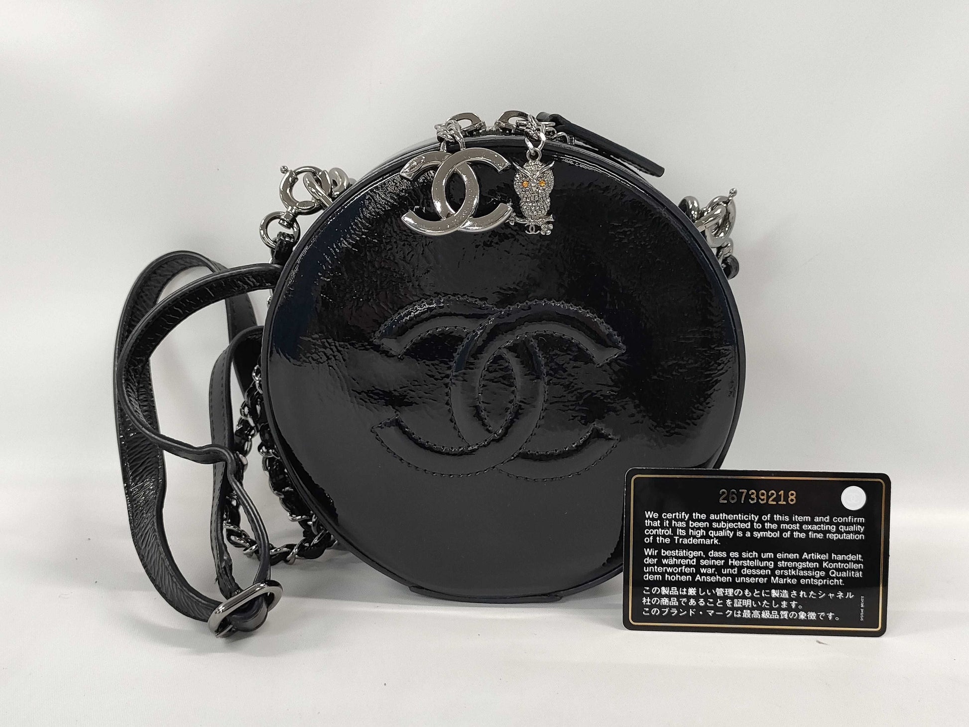 CHANEL CHANEL shoulder bag black shoulder bag