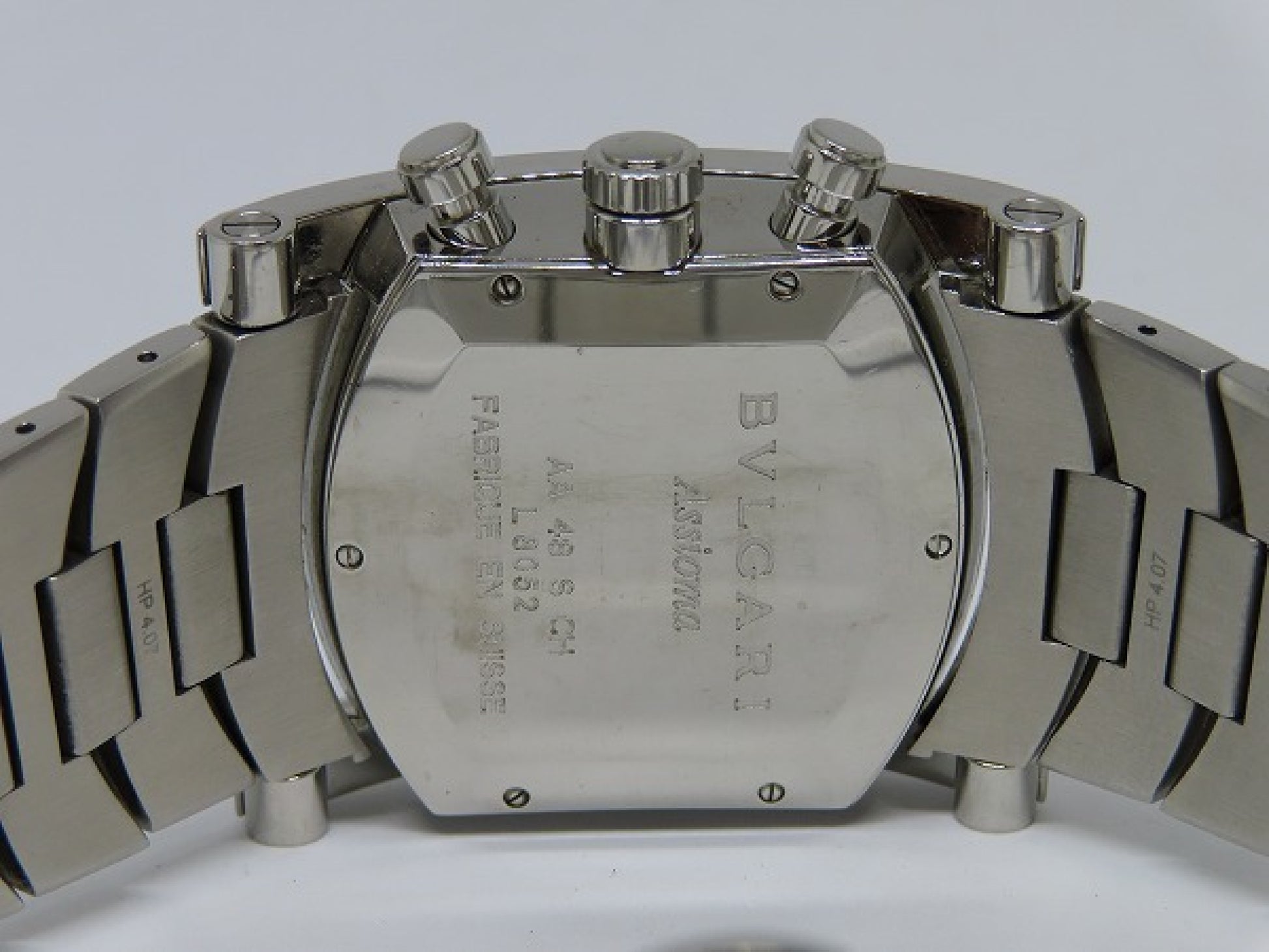 BVLGARI Assioma AA48SCH L8052 Automatic Black Dial Men's Watch