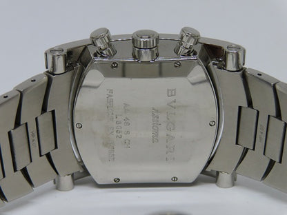 BVLGARI Assioma AA48SCH L8052 Automatic Black Dial Men's Watch