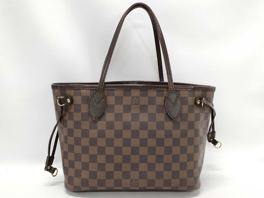 LOUIS VUITTON Damier Neverfull PM Tote Bag N41359 VI4170 Handbag
