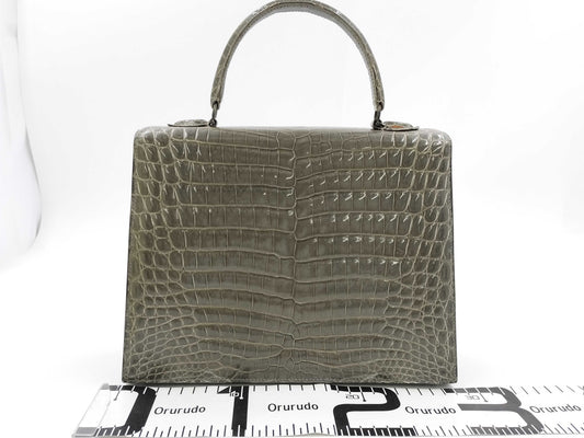 Morabito Scala Crocodile Handbag