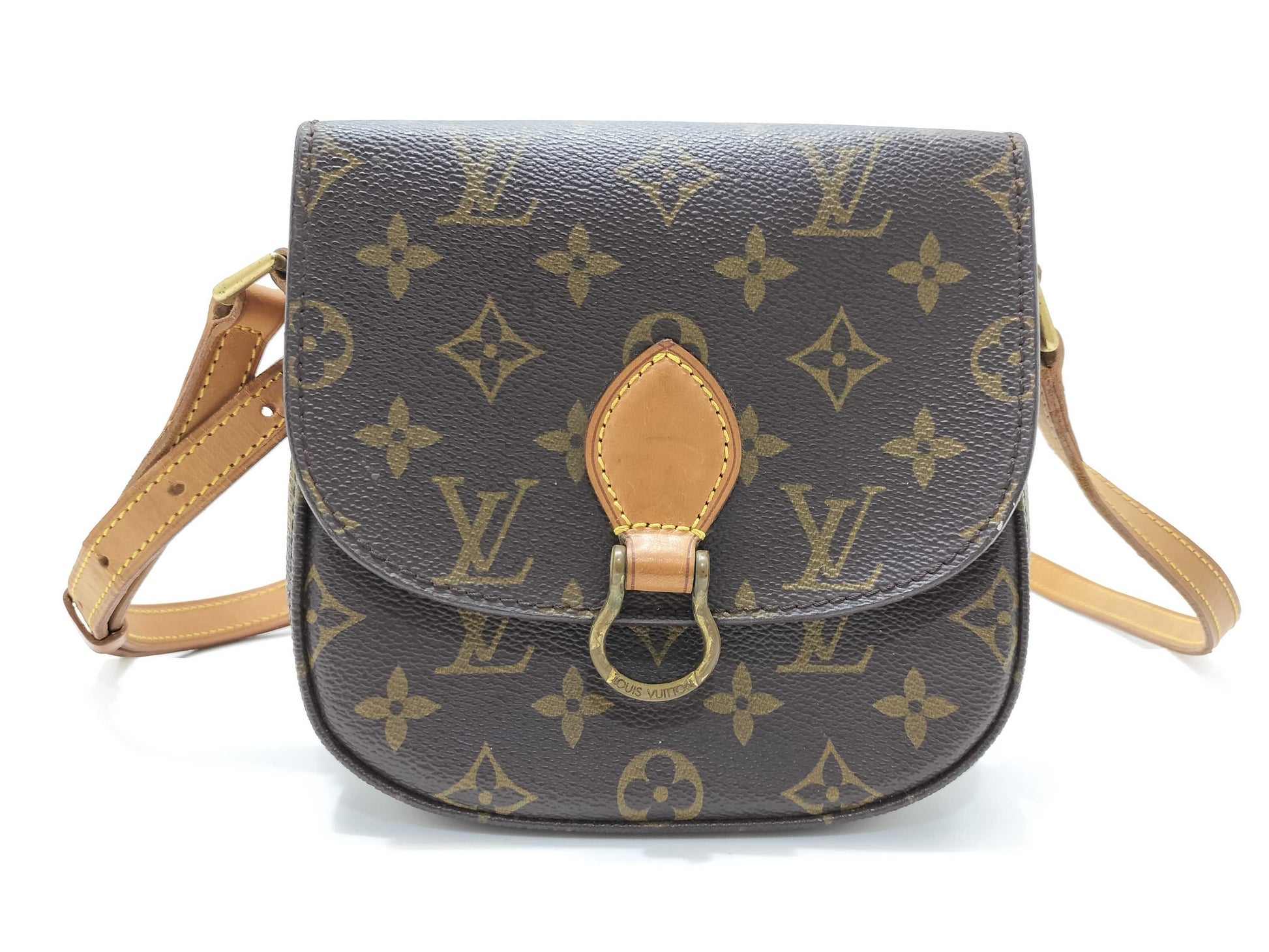 LOUIS VUITTON M51244 Monogram Mini Saint-Cloud Shoulder Bag