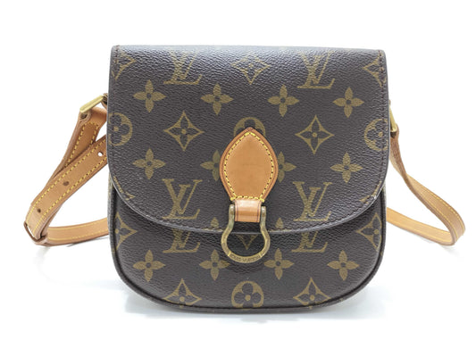 LOUIS VUITTON M51244 Monogram Mini Saint-Cloud Shoulder Bag