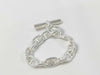 HERMES Chaine d'Ancre MM Bracelet, 13 links, 925, 49.4g, Silver, 24G207212, Warranty Card, Bracelet/Bangle