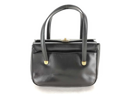 CELINE Leather Triomphe Hardware Handbag