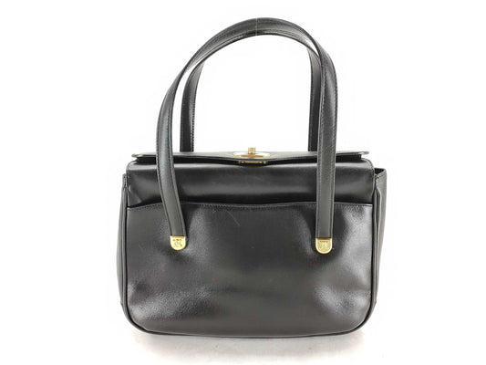 CELINE Leather Triomphe Hardware Handbag