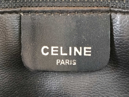 CELINE Leather Triomphe Hardware Handbag